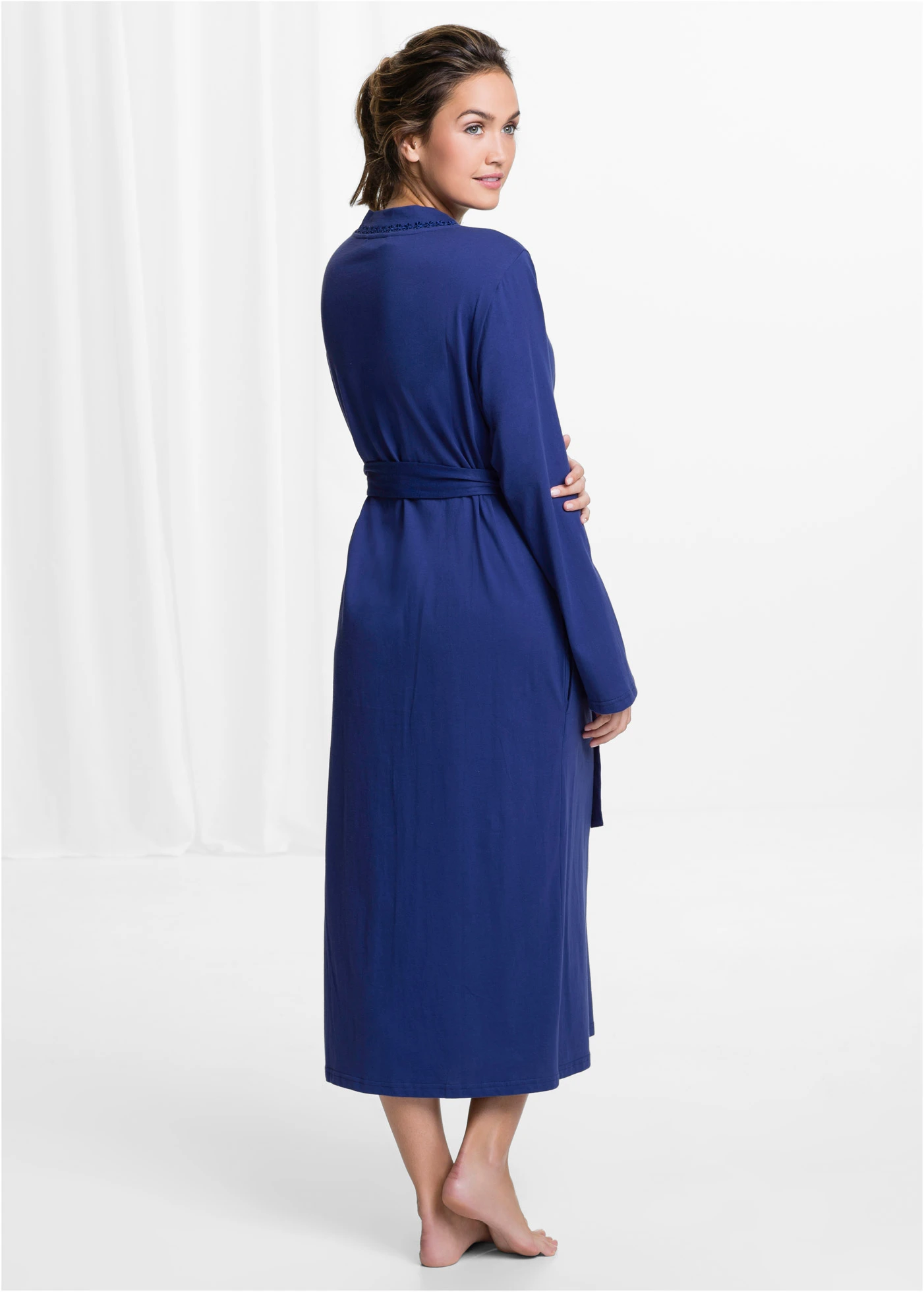 Halat baie din tricot • albastru întunecat • magazin bonprix