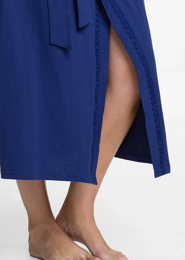 Peignoir en jersey • bleu nuit • product-page.page-title-suffix