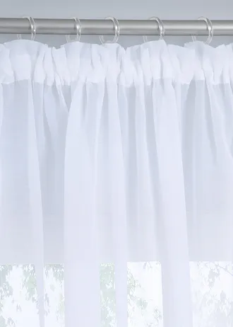 Voilage en fine batiste (1 pce) • blanc • Boutique bonprix