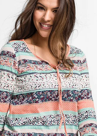 Tunică cu mâneci lungi • portocaliu-lacs • magazin bonprix