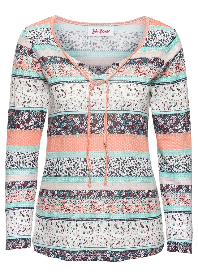 Tunică cu mâneci lungi • portocaliu-lacs • magazin bonprix