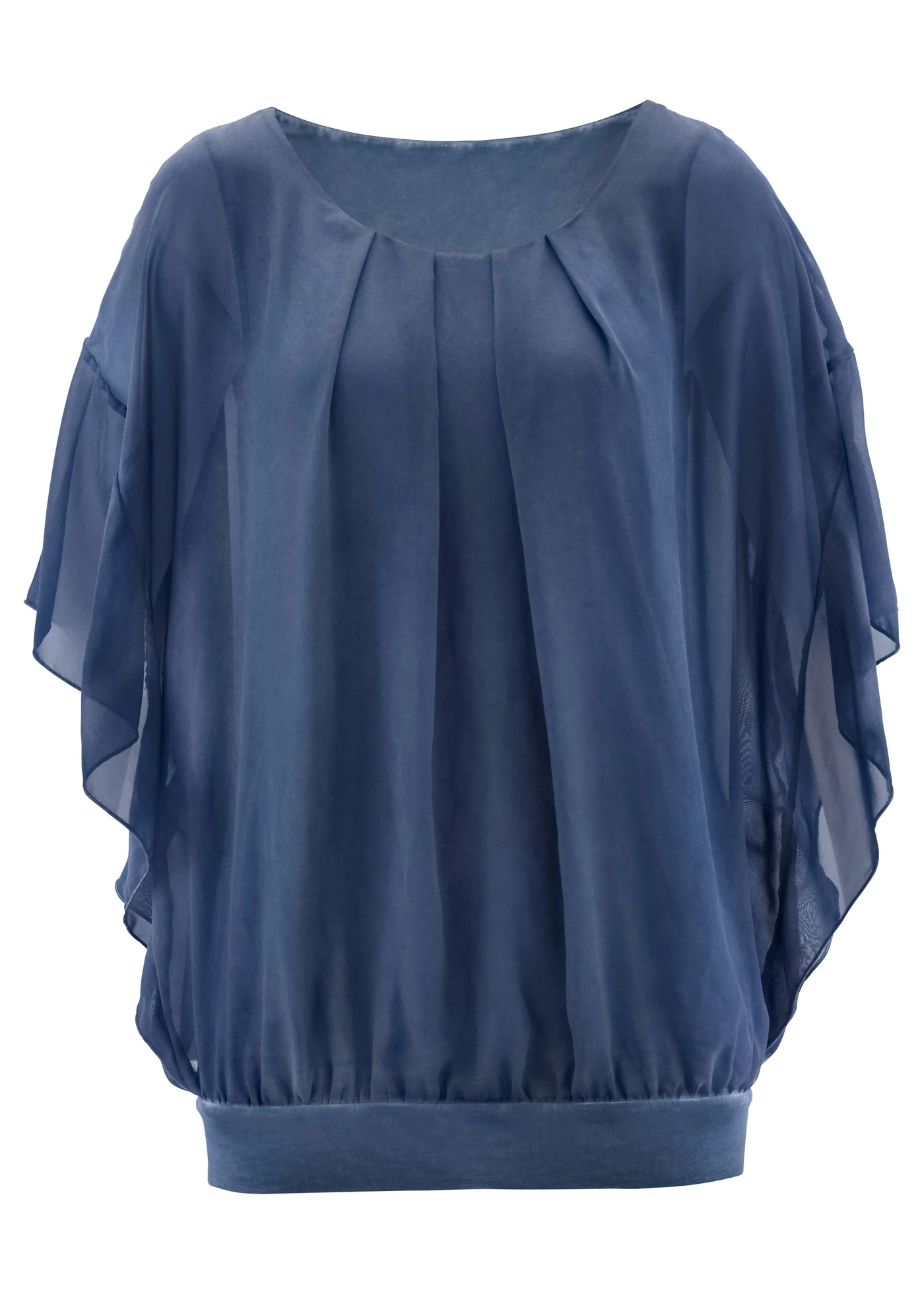 Blouse en mousseline • indigo • Boutique bonprix