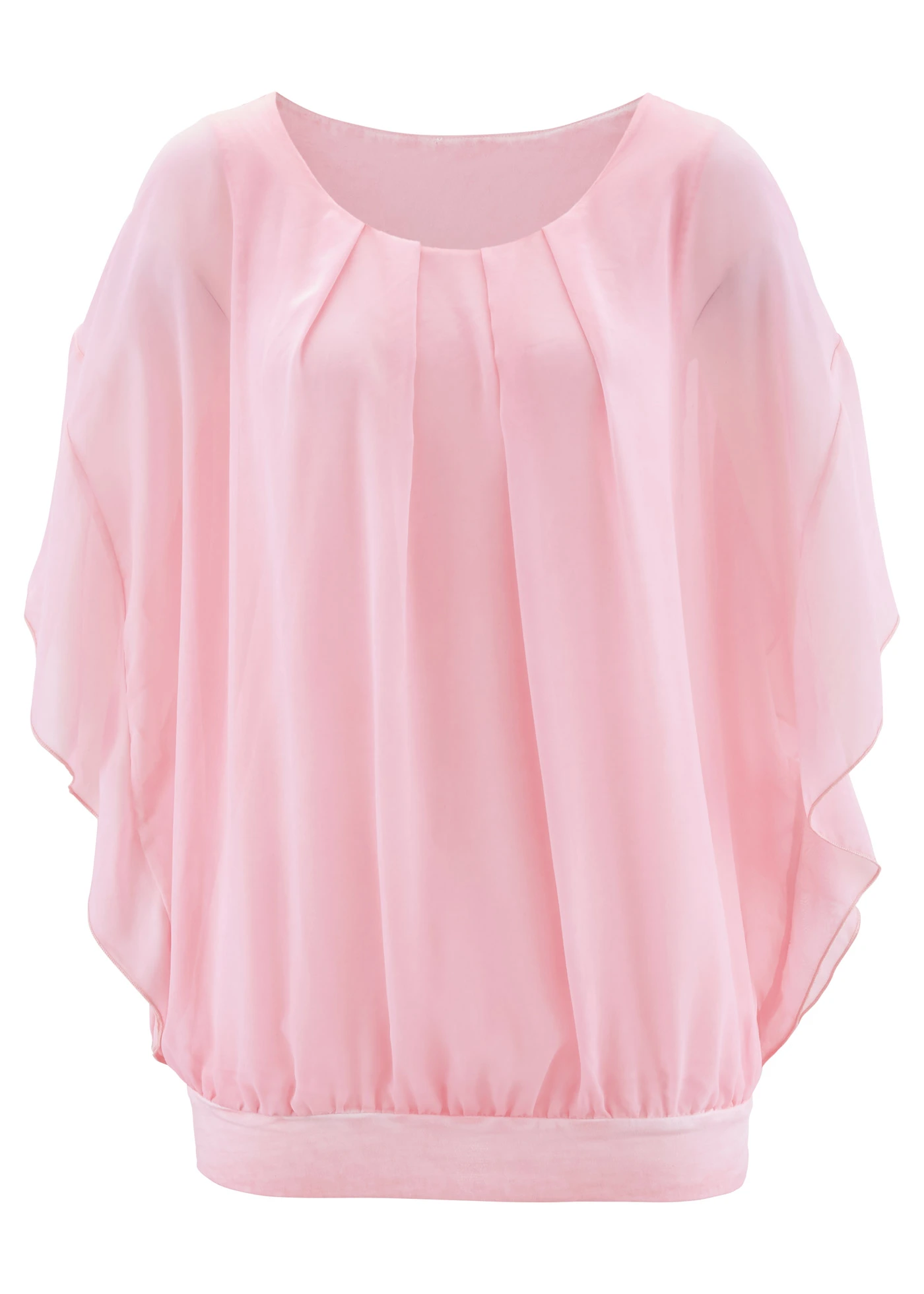 Blouse en mousseline • rose poudré • Boutique bonprix
