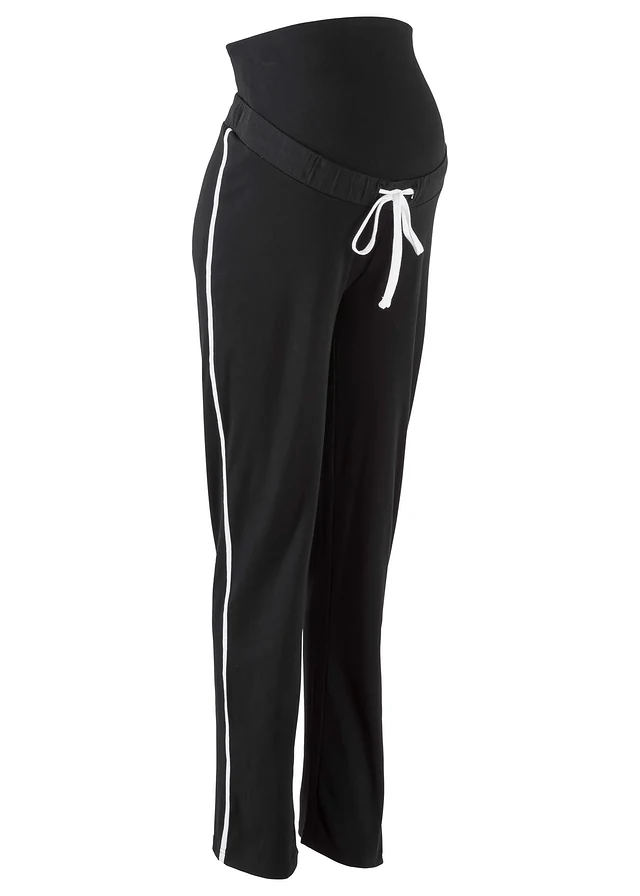 Zwangerschaps-joggingbroek van biologisch katoen, straight leg