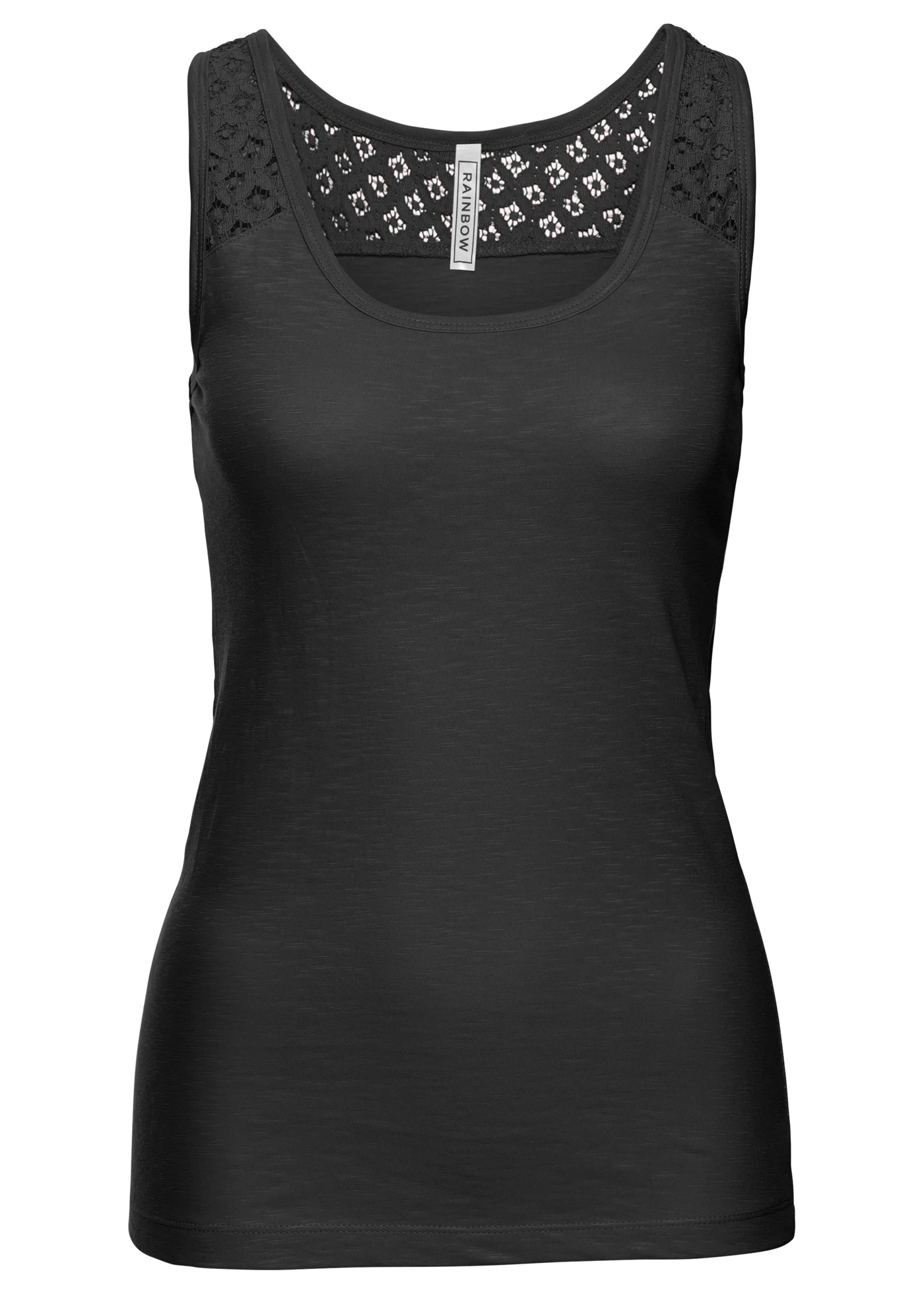 Débardeur en coton • noir • Boutique bonprix