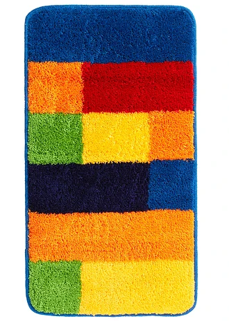 Tapis de bain aux couleurs vives