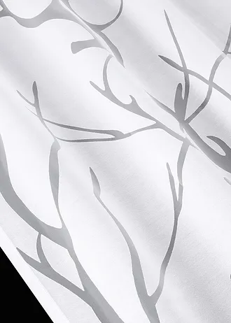 Burn-out gordijn (1 stuk) • wit • bonprix online shop