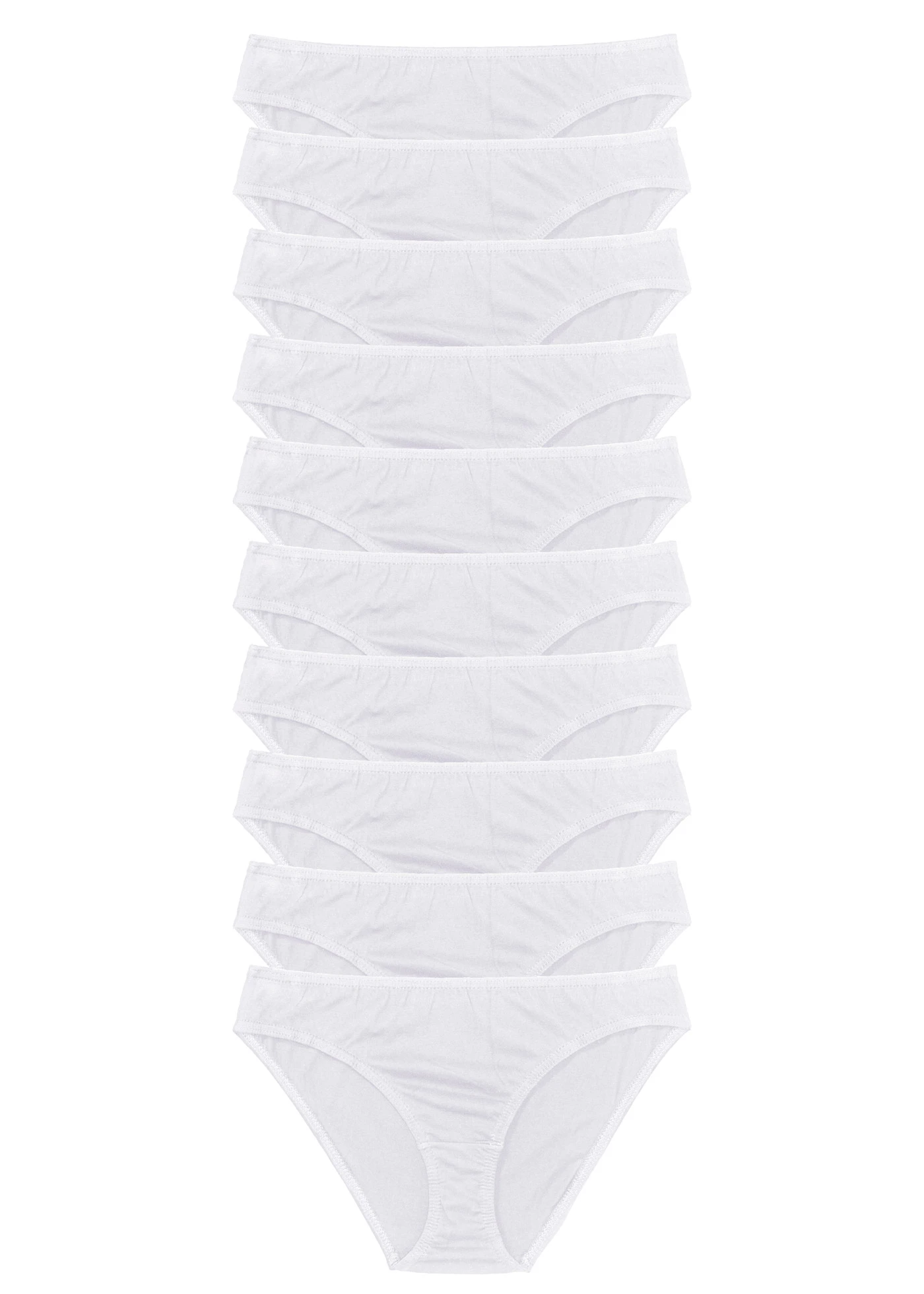 Chilot (set/10 buc.) • alb • magazin bonprix