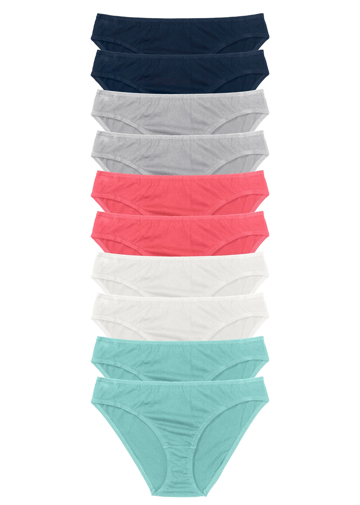 Chilot (set/10 buc.) • multicolor + gri melanj deschis • magazin bonprix