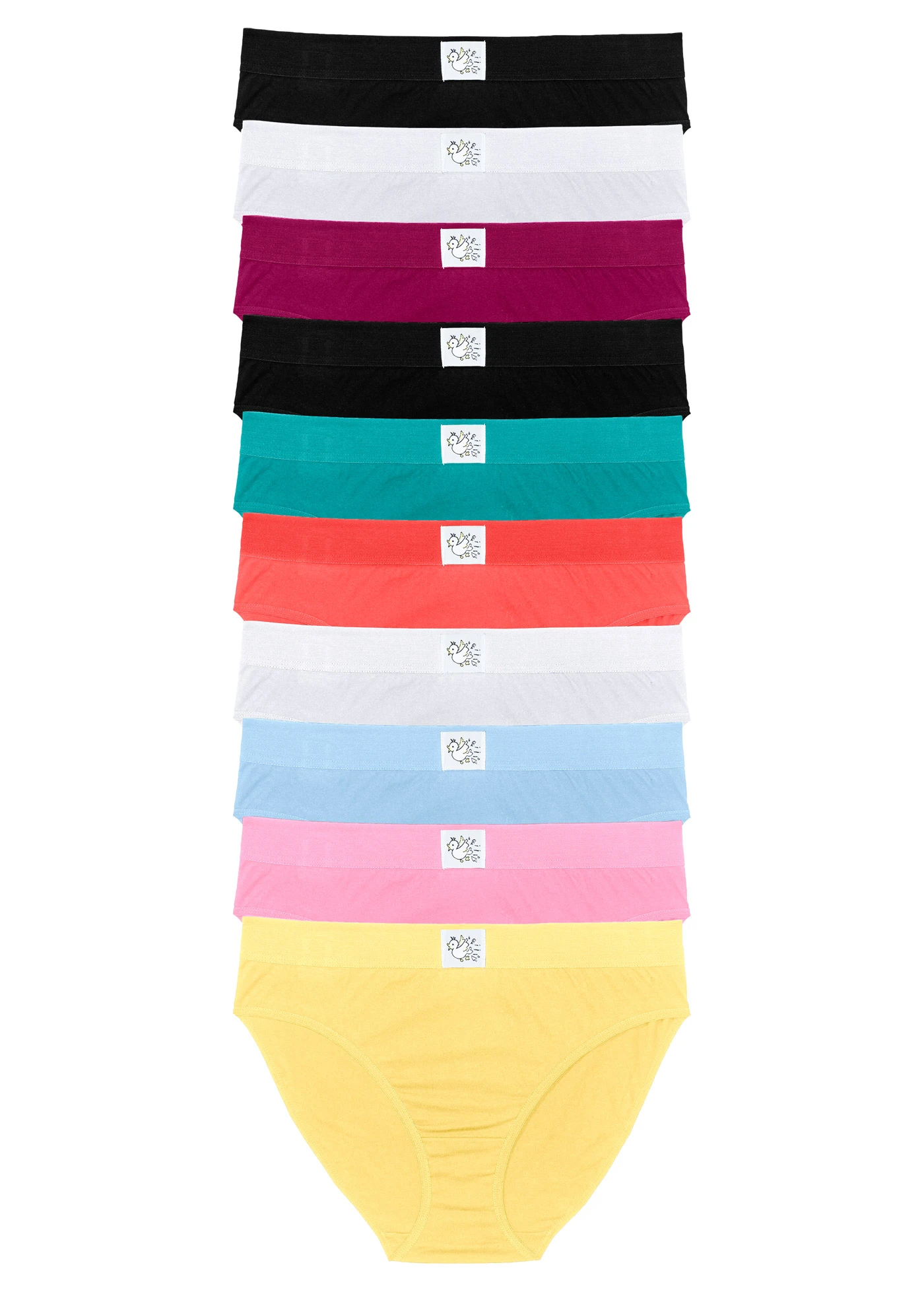 Slip met zacht katoen (set van 10) • multicolor+pastel • bonprix online shop
