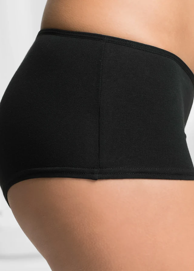 Lot de 5 shorties, Couleur: noir