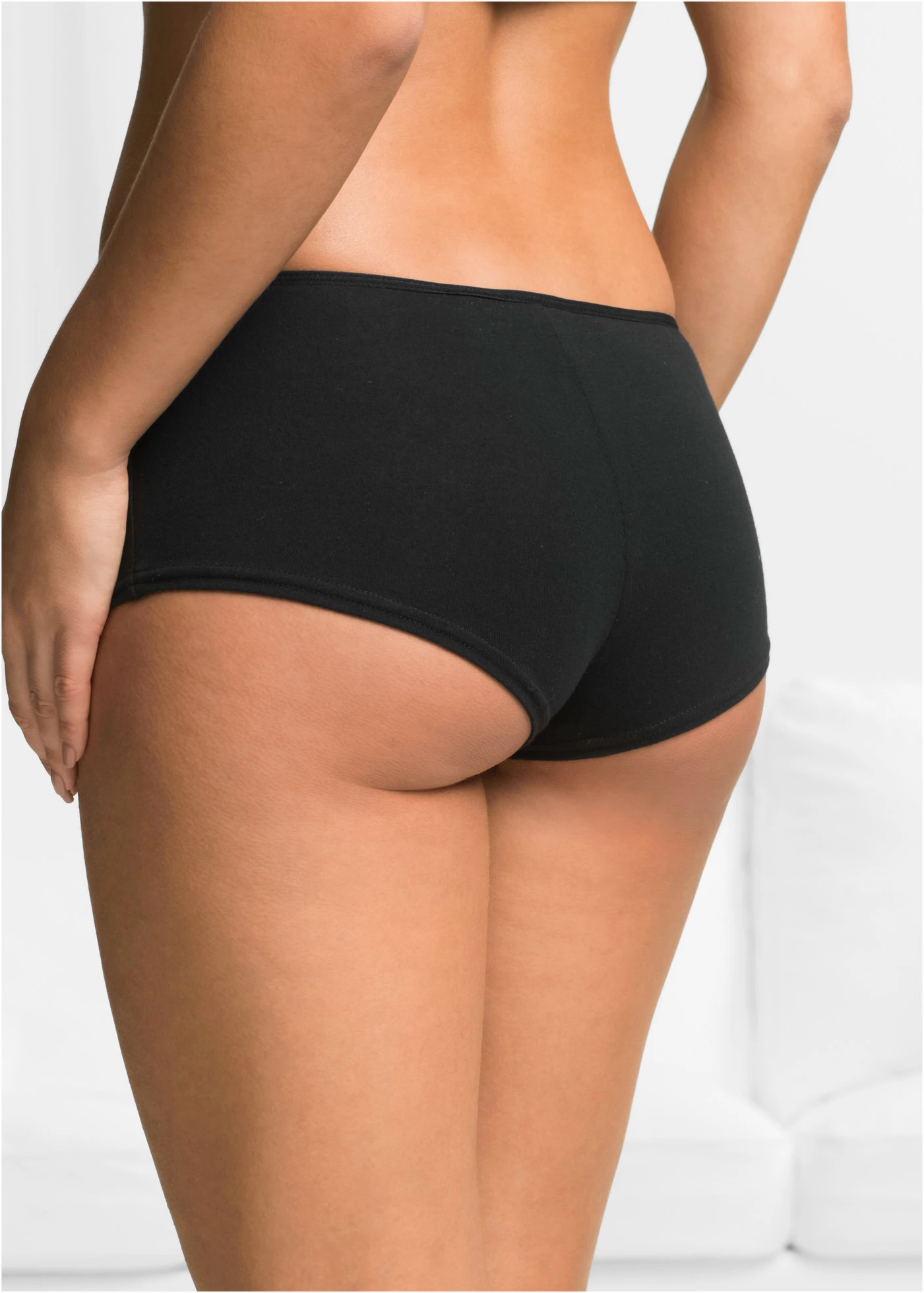 Bokové kalhotky (5 ks v balení) • černá • bonprix obchod