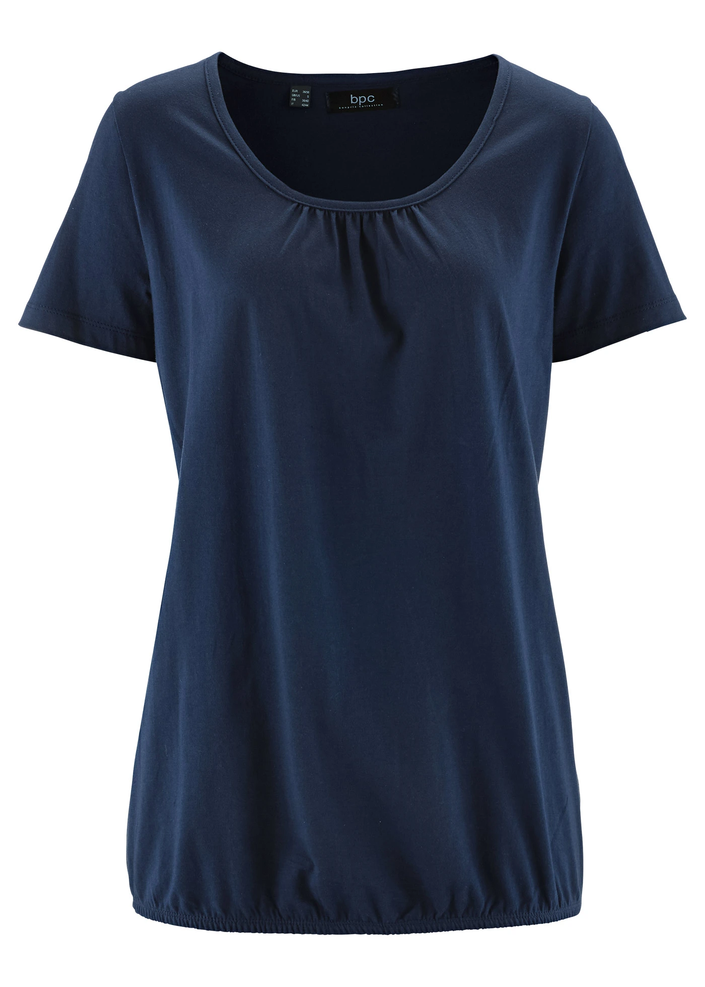 T-shirt 100% coton • bleu foncé • Boutique bonprix