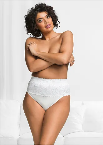 Sterk corrigerende slip (set van 2), Kleur: wit