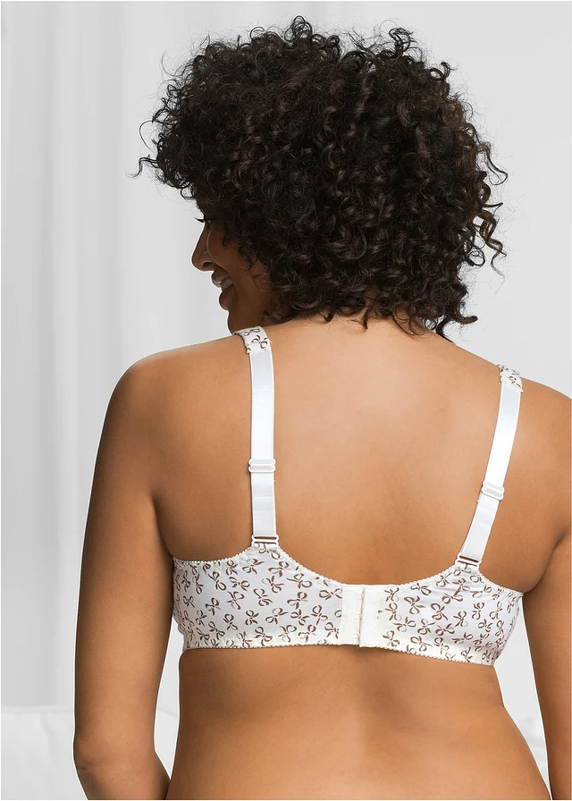 Beugel bh (set van 3) met katoen • crème met print+taupe+crème plus size • product-page.page-title-suffix
