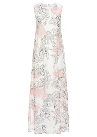 Robe longue en mousseline, Couleur: ecru