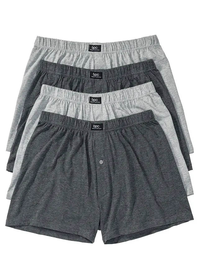 Voľné džersejové boxerky s mäkkou bavlnou (4 ks)