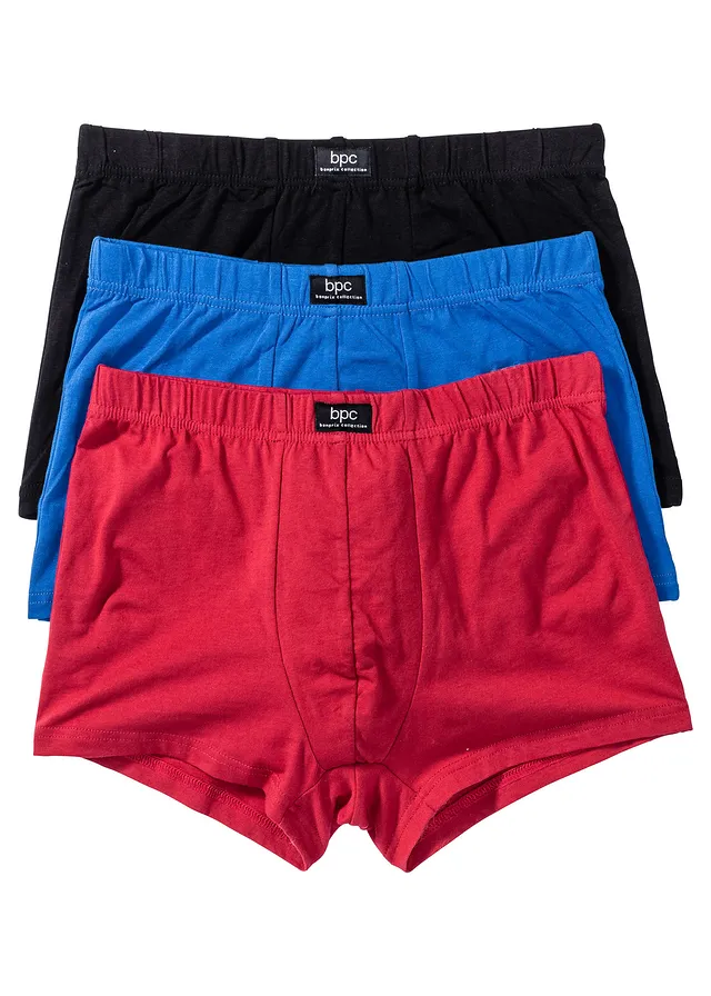 Chilot boxer strâmt cu bumbac (set/3 buc.)