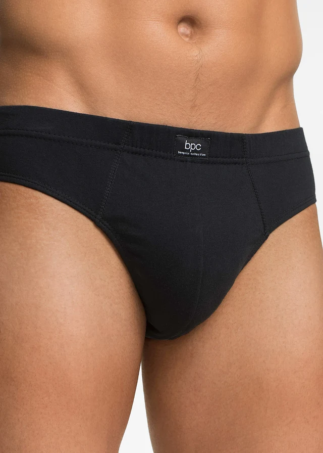 Chilot maxi din bumbac (set/5 buc.), culoare: negru
