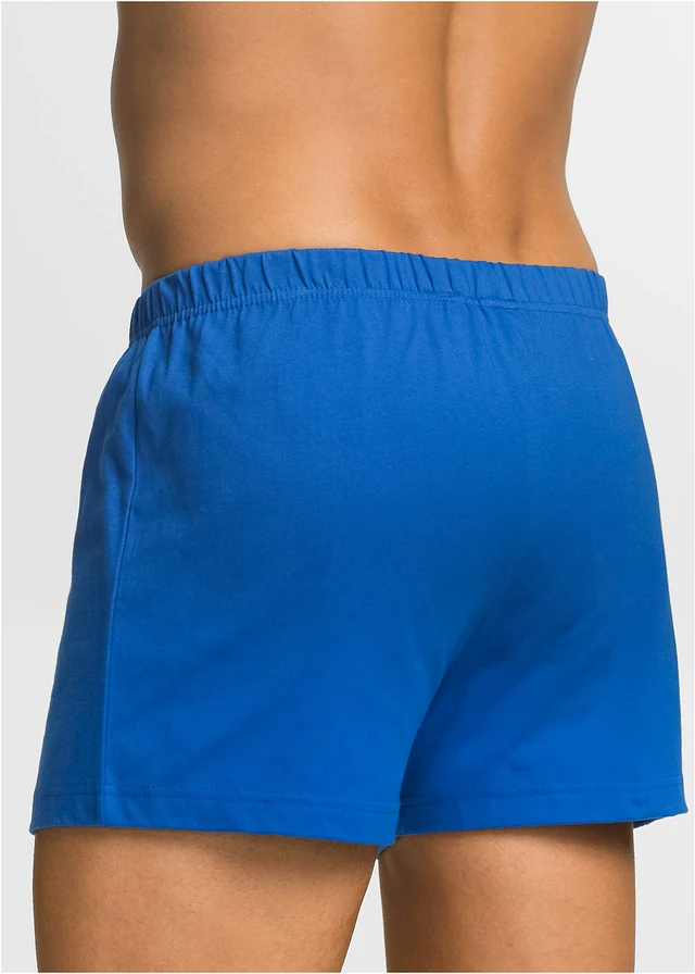 Wijde jersey boxershorts met katoen (set van 3) • zwar+blauw+rood • product-page.page-title-suffix