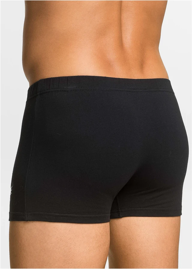 Lot de 3 boxers coton • noir+gris argenté • product-page.page-title-suffix