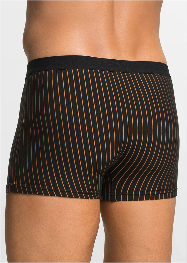 Strakke boxershorts met katoen (set van 3), Kleur: gestreept