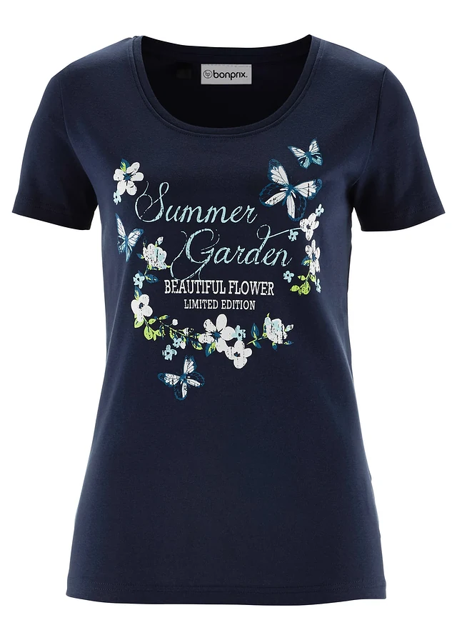 Katoenen shirt, korte mouw