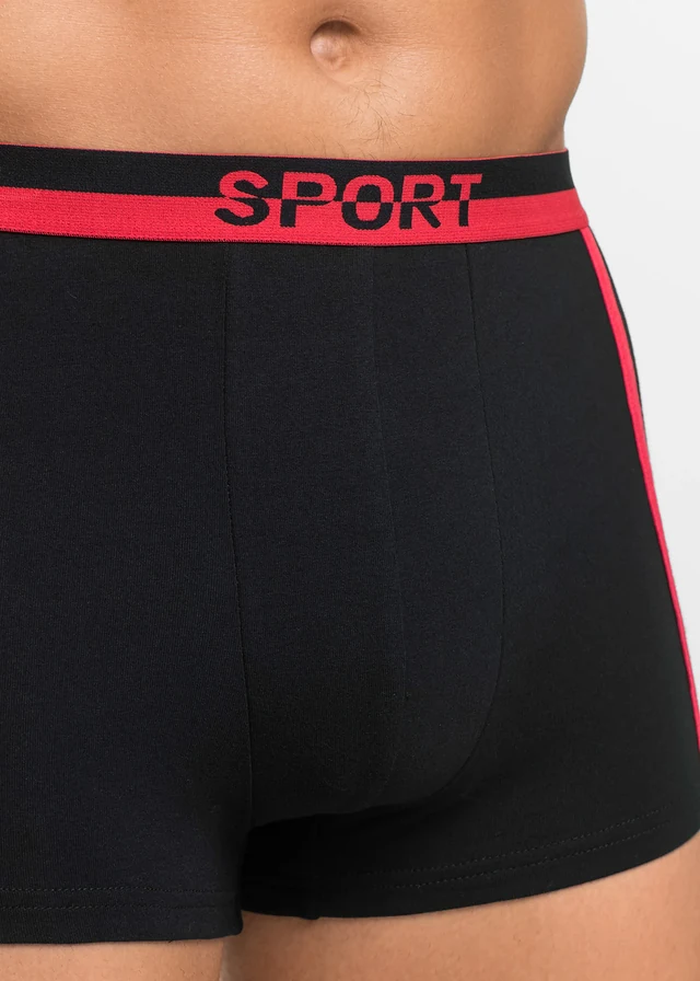 Strakke boxer met katoen (set van 3) • zwart • product-page.page-title-suffix