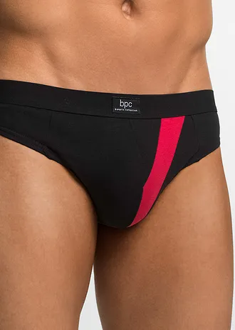 Slipy s bavlnou (5 ks v balení) • černá • bonprix obchod