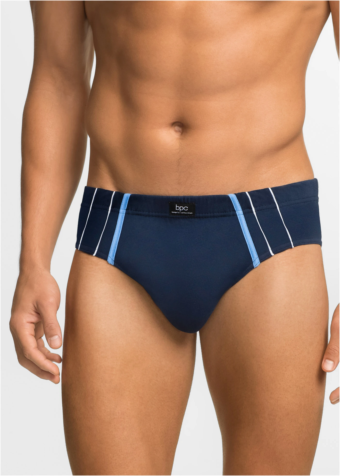 Chilot maxi cu bumbac (set/5 buc.) • bleumarin+negru • magazin bonprix