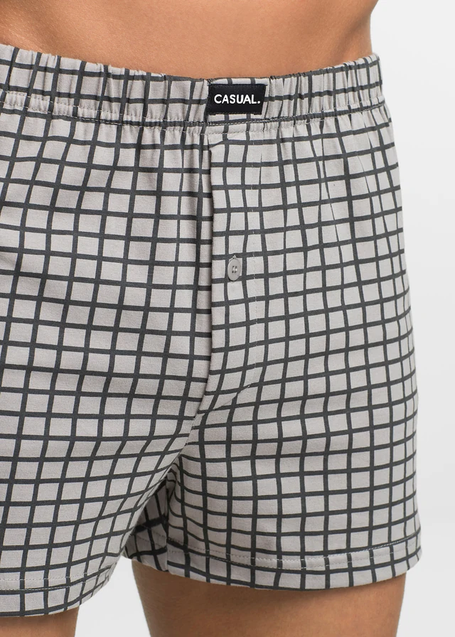 Wijde jersey boxershort van katoen (set van 3) • grijs+antraciet • product-page.page-title-suffix