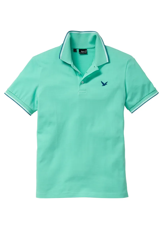 Bluză polo piqué din bumbac organic 100%