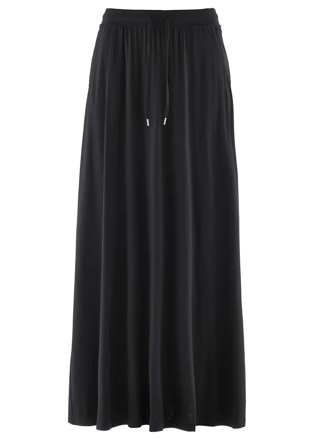 Džersejová sukňa z viskózového mixu