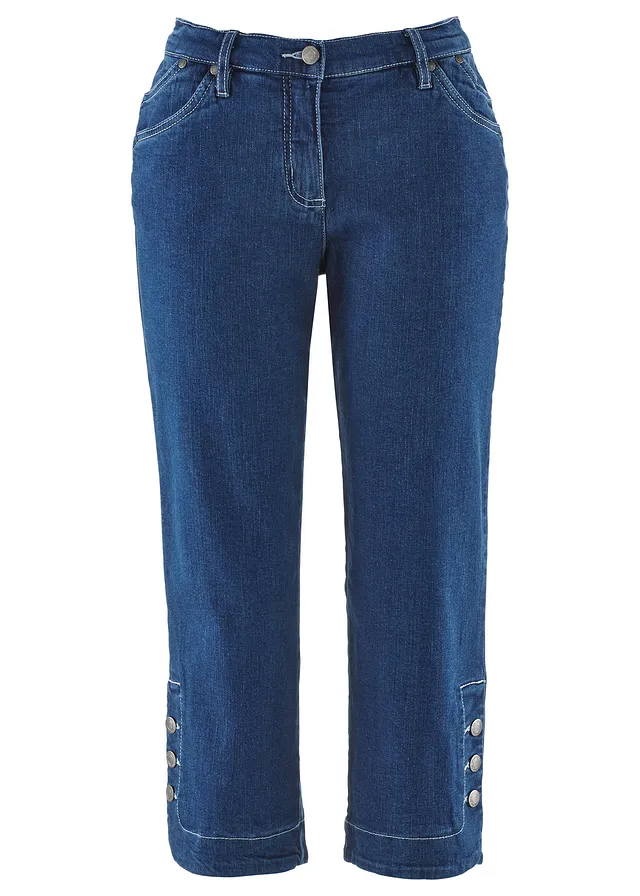 3/4 strečové džínsy