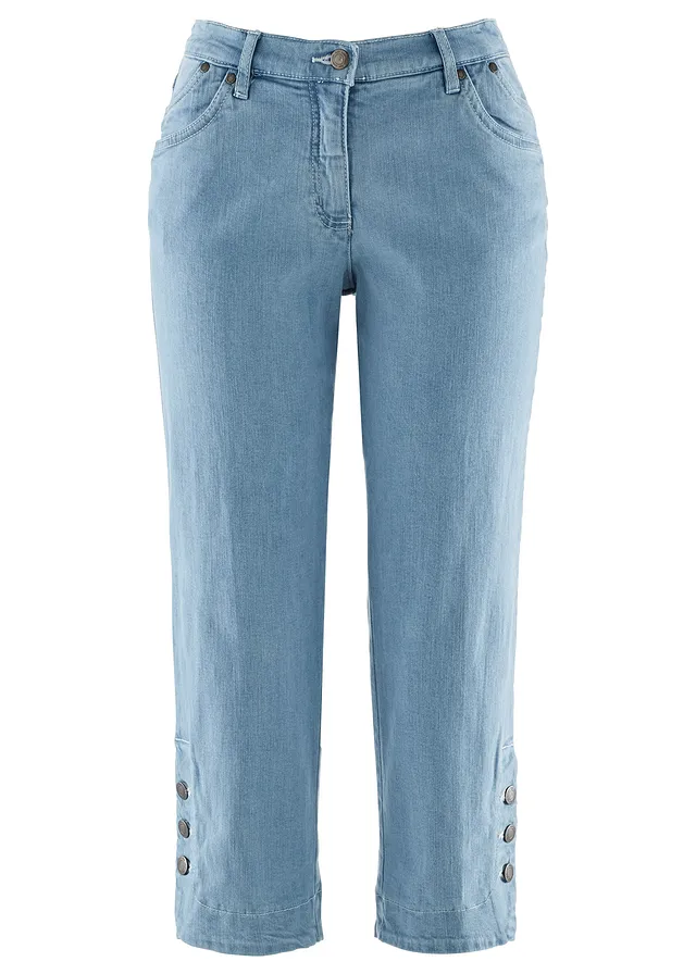 3/4 strečové džínsy