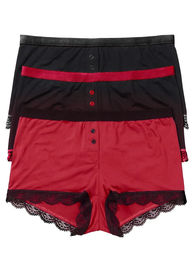 Microvezel dames boxer (set van 3)