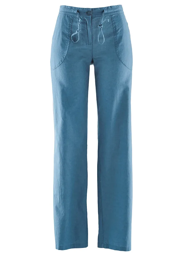 Pantaloni largi cu in