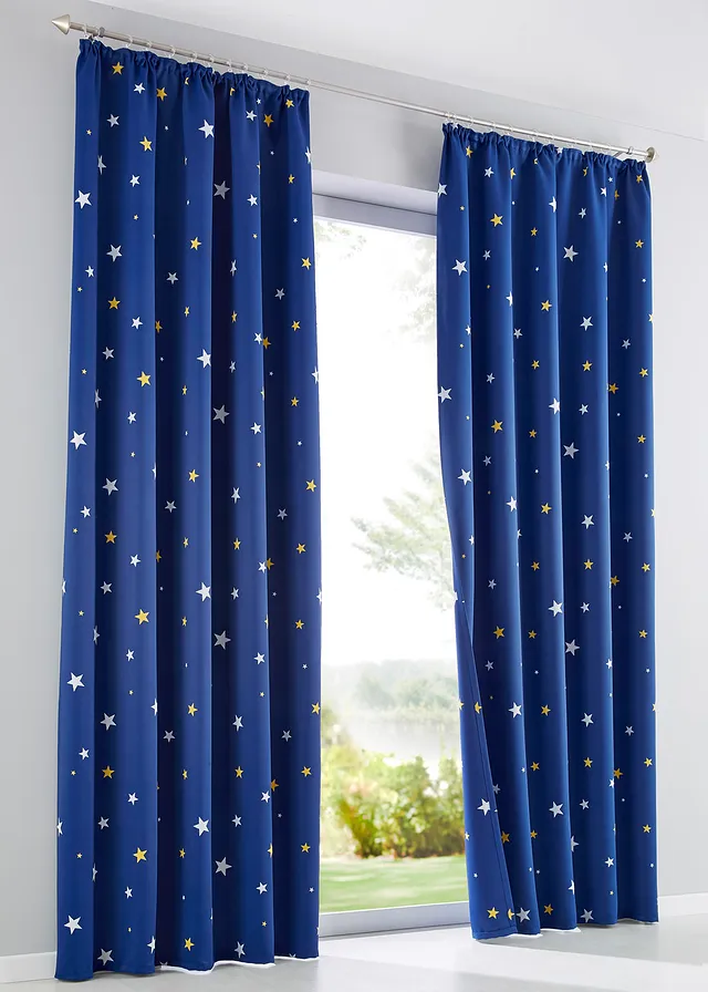 Draperie cu steluţe, funcţie termo (1buc.)