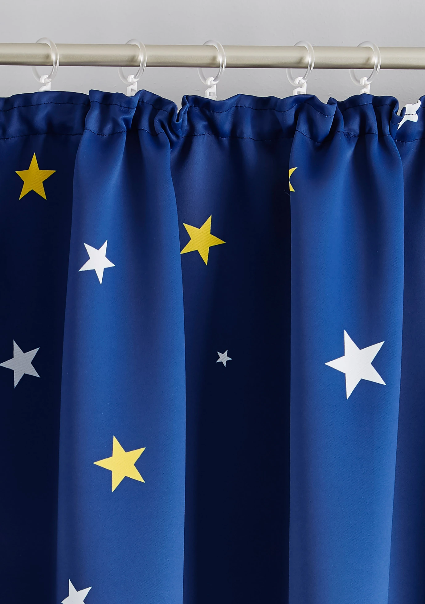 Zatemňovací závěs s oboustranným potiskem, také v extra šířce (1 ks v balení) • noční modrá • bonprix obchod