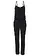 Overal ze strukturované viskózy, barva: černá