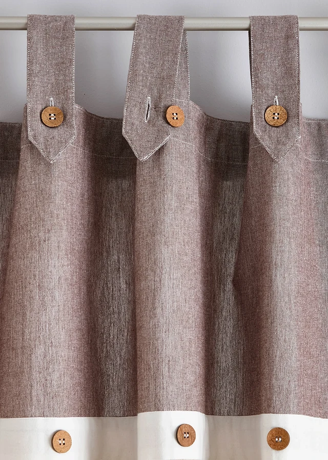 Panneau en coton avec boutons (1 pce.) • marron/sable • product-page.page-title-suffix