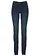 Skinny stretch jeans met mid waist, Kleur: donkerblauw denim