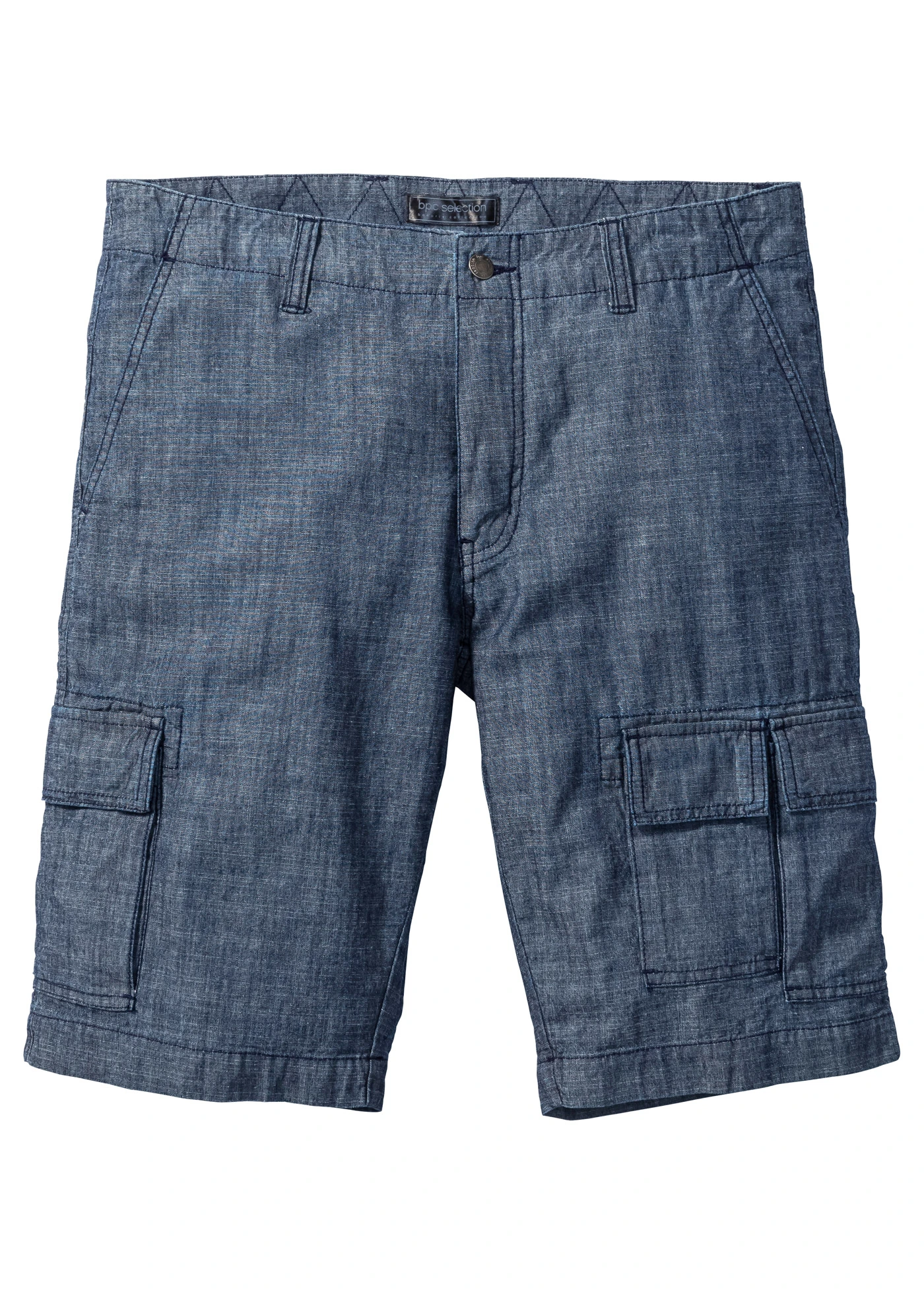 Bermude cargo Loose Fit din bumbac 100% • bleumarin • magazin bonprix