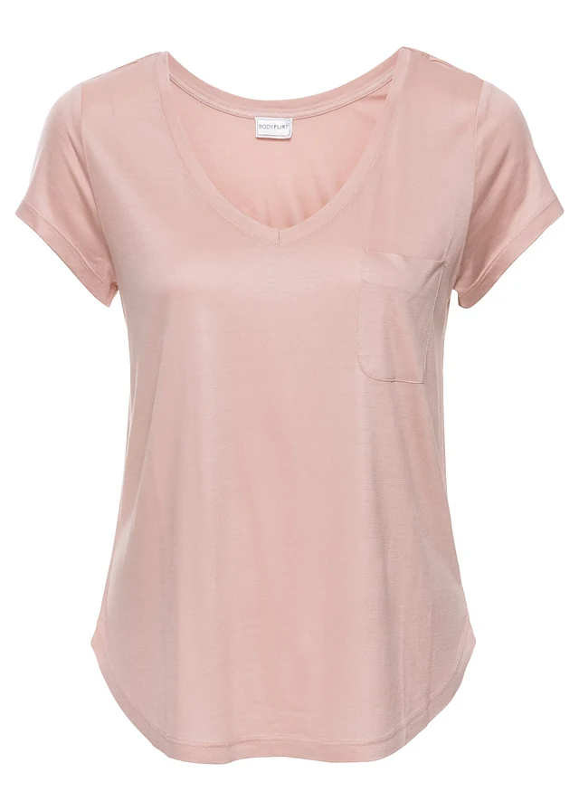 T-shirt van zachte viscose