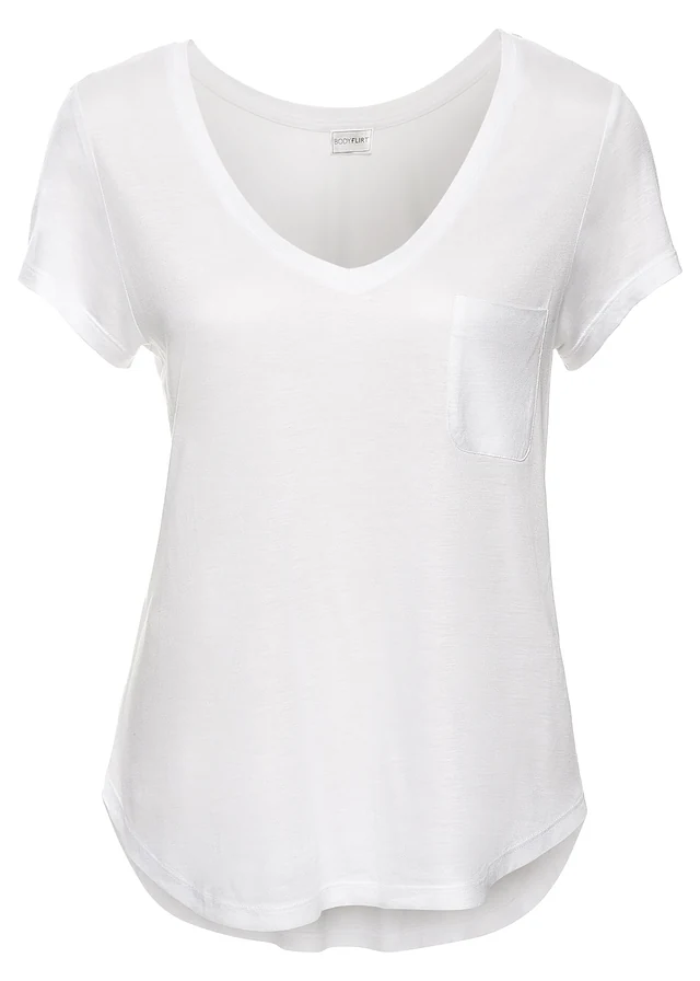 T-shirt van zachte viscose