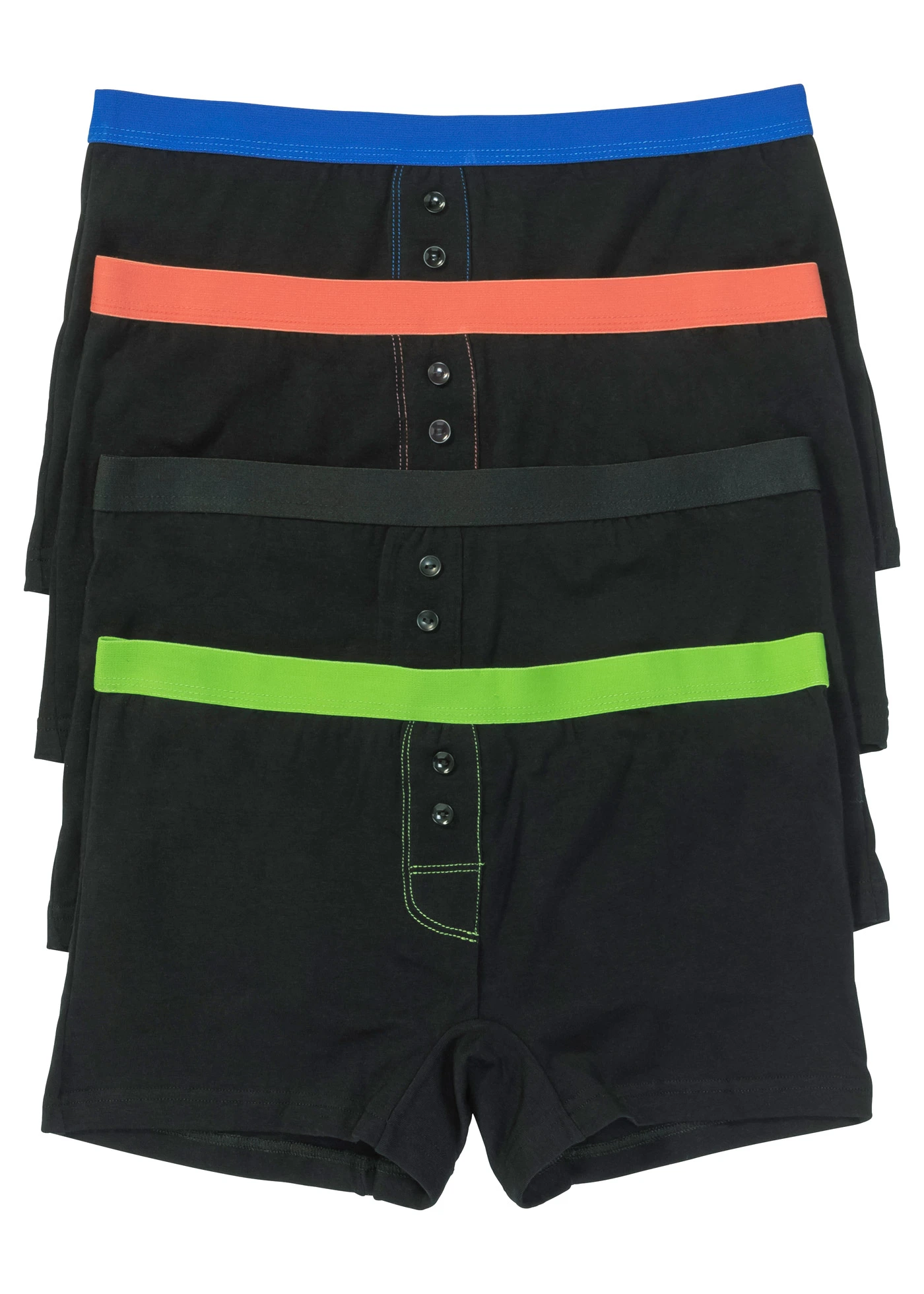 Dámské boxerky (4 ks v balení) • černá + více barev • bonprix obchod