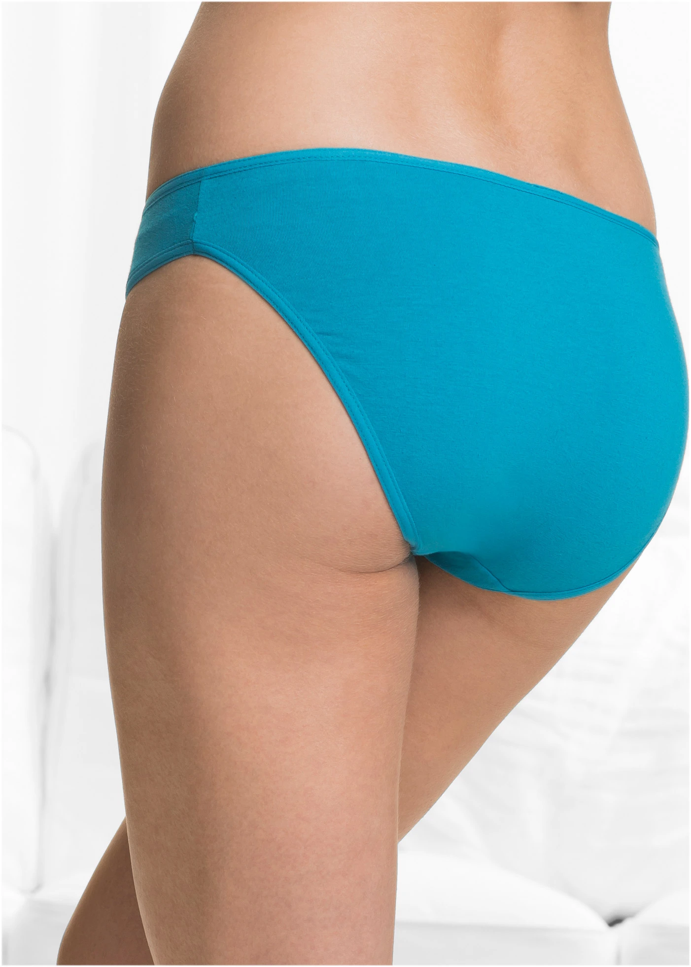 Chilot cu bumbac moale (set/6 buc.) • albastru/turcoaz • magazin bonprix