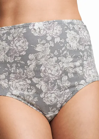 Tailleslip (set van 4), Kleur: grijs gedessineerd
