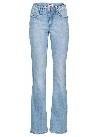 Pohodlné strečové džíny Bootcut, Mid Waist