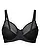 Zmenšovací podprsenka se síťovinou, barva: černá